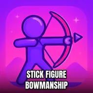 Stick Figure Bowmanship - Moving Targets game
